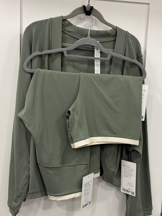 lululemon athletica Other - Lululemon 3-Piece Willow Green Align Set + BeCalm Shrug NWT